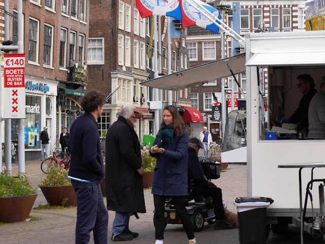 Nederlanders op de markt